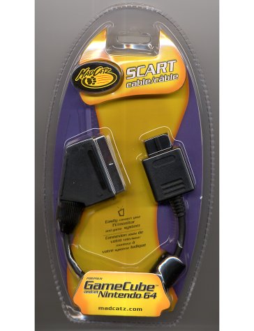 Handys ohne Vertrag: GameCube - RGB-Scart-Kabel (Mad Catz)