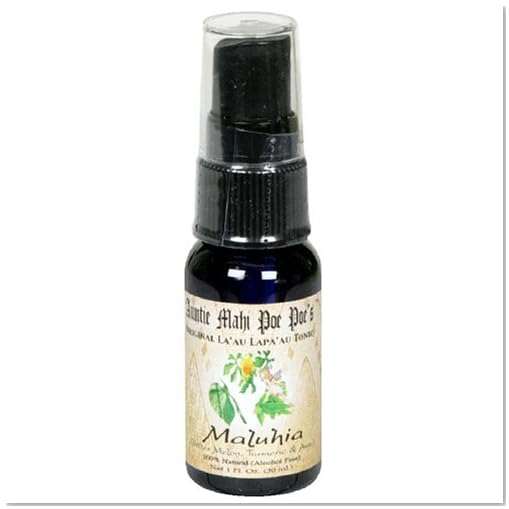 Auntie Mahi Poe Poe's Original La'au Lapa'au Tonic, Maluhia, 1 fl oz (30 ml) (Pack of 2)