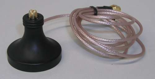 Festnetztelefone: Fiberline WLA-stand, magnetischer Antennenfuss f�r WLAN Antennen 1mtr. SMA-Anschlusskabel