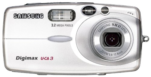 Samsung Digimax U-CA3 3.2MP Digital Camera with 3x Optical Zoom (White)