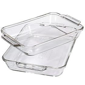 Anchor Hocking 6-Piece Bakeware Set, Clear by Bakeware Sets