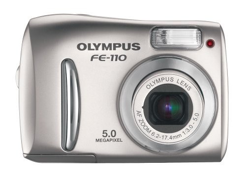 Refurbished Olympus FE-110 5MP Digital Camera with 2.8x Optical Zoom