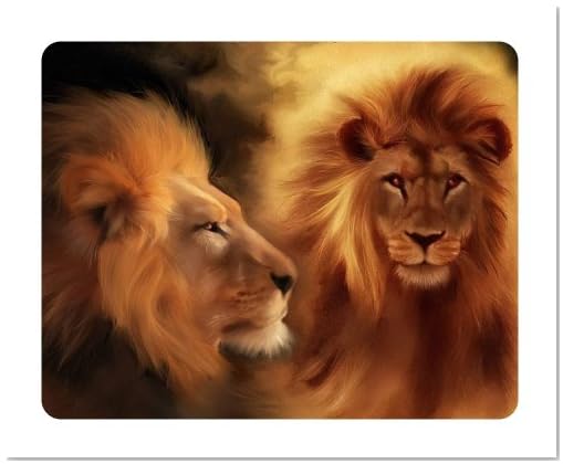 Brand New Lions Mouse Pad Very Nice Animal