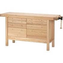 Grizzly H7724 60 in. Workbench with Drawers-Birch