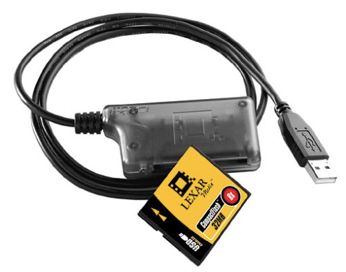 Lautsprecher: Lexar USB-Jump-Shot-Kabel f�r alle Lexar CompactFlash-Speicherkarten