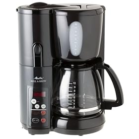 Melitta MEMB1B Mill and Brew 10-Cup Coffeemaker, Black by Melitta