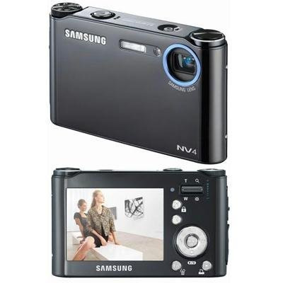 Samsung NV4 8.1MP Digital Camera with 3x Optical Zoom (Black)