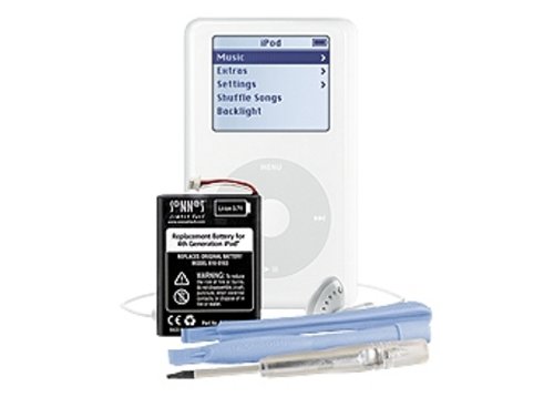 Festplatten: Sonnettech Ersatzakku f�r iPod 4G Monochrom-Display