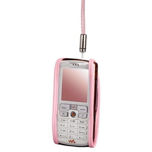 Heimkinosysteme: Hama Handy-Fenstertasche "View" f�r Sony Ericsson K750i/D750i/W800i, Pink