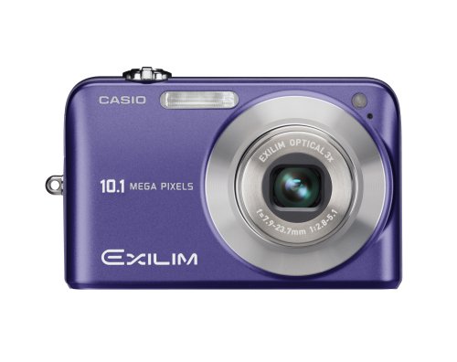 Casio Exilim EX-Z1050 10.1MP Digital Camera with 3x Anti Shake Optical Zoom (Blue)
