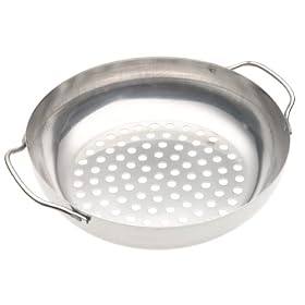Mr. BAR-B-Q Platinum Prestige 10-Inch Stainless-Steel Wok Topper by 