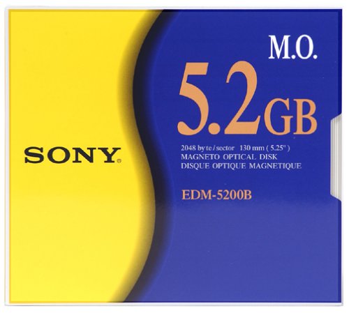 Festplatten: SONY EDM5200N MO-Disk 5,2GB Media 2048Byte-sec rewritable DS