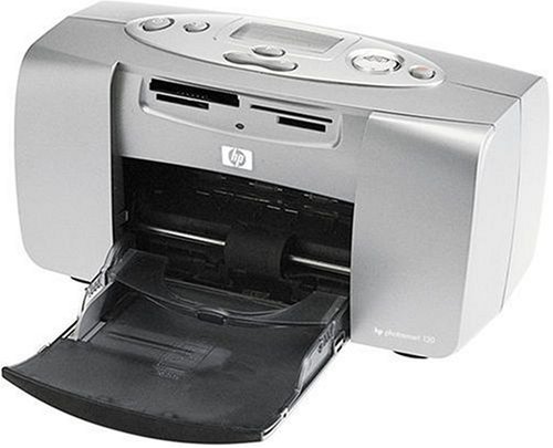 HP PhotoSmart 130 - Printer - color - ink-jet - A6 - 4800 dpi x 1200 dpi - up to 2 min/page (mono) / up to 1 min/page (color) - capacity: 20 sheets - USB