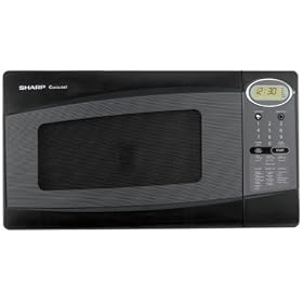 Sharp R-310JK 1200-Watt 1-1 5-Cubic-Foot Microwave Oven, Black by Sharp