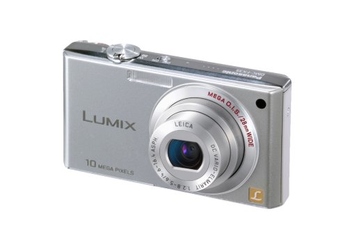 Panasonic Lumix DMC-FX35S 10MP Digital Camera with 4x Wide Angle MEGA Optical Image Stabilized Zoom (Silver)