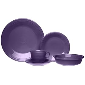Fiesta Plum 830 5-Piece Dinnerware Place Setting, Service for 1 by Dinnerware