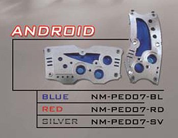 Mazda 626 Blue Interior Parts - Pedals Ninja Motorsport - Android Racing Pedals Interior Parts - Pedals Ninja Motorsport - Android Racing Pedals 