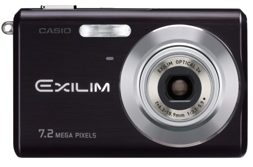 Casio Exilim EX-Z70 7.2MP Digital Camera with 3x Anti Shake Optical Zoom (Black)