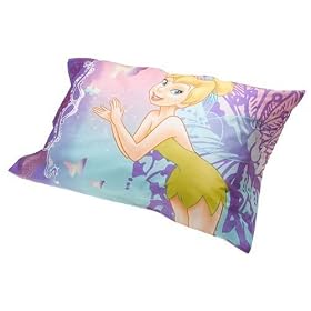 Disney Tinkerbell Pixie Dust Standard Pillowcase Disney Tinkerbell Pixie Dust Standard Pillowcase