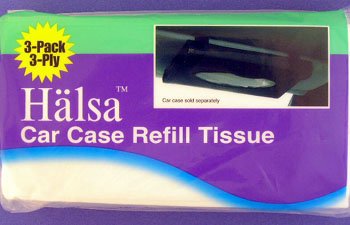 Hälsa Car Case Visor Refill 3PlyTissue Wipes 