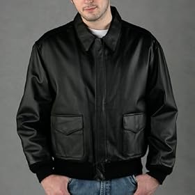 Leather Jacket - A-2 Flight Leather Jacket Leather Jacket - A-2 Flight Leather Jacket