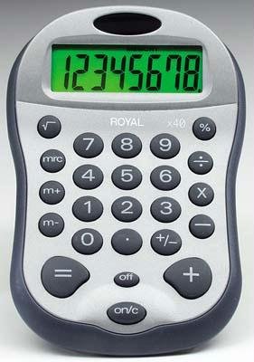 ROYAL X40 8-Digit Pocket Calculator