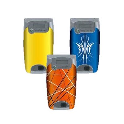 Festplatten: Sony Ericsson Z600 Ober- Unterschale Sport IST-22  PinStripe Line Sunshine