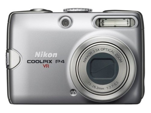 Nikon Coolpix P4 8.1MP Digital Camera with 3.5x Vibration Reduction Optical Zoom 
