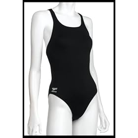 Speedo Womens Endurance Polyester Solid Color Super Pro Back Racing Suit
