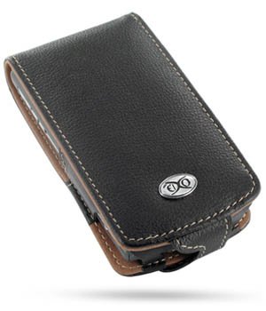 Lautsprecher: Luxus Ledertasche Flipstyle f�r T-Mobile MDA compact III 3