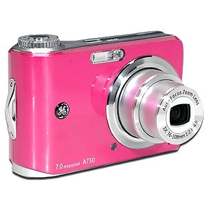 GE A730 7MP Digital Camera with 3x Optical Zoom (Pink)