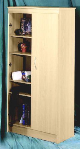 5 Shelf storage unit in Natural Maple - Wall Street Collection AZURA 563