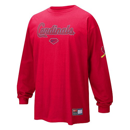 St. Louis Cardinals Long Sleeve Practice T-Shirt by Nike