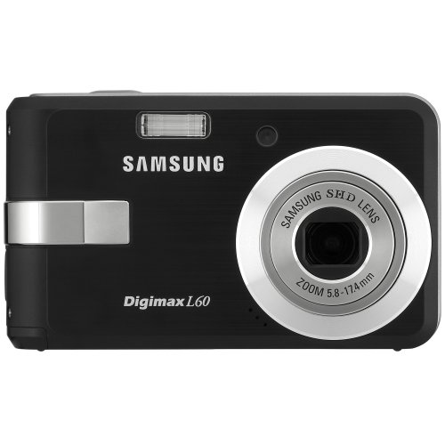 Samsung Digimax L60 6.0 MP Digital Camera with 3x Optical Zoom (Black)