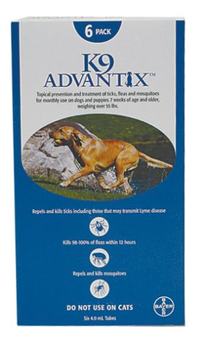 Flea Control for Dogs Over 55 Pounds, 6 Pack
