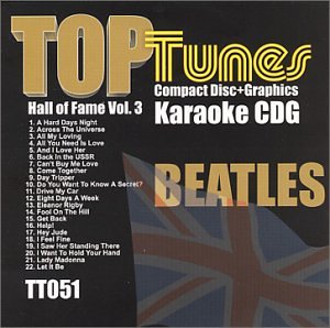 Top Tunes Karaoke CDG Hall of Fame Vol.3 TT-051