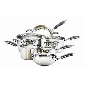 KitchenAid 10-pc. Cookware Set - Stainless Steel by KitchenAid