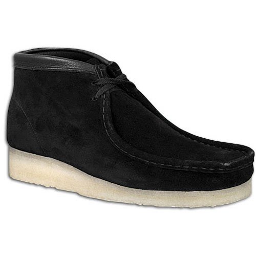 Clarks Men's Wallabee Boot ( sz. 10.5, Black : Suede ) 