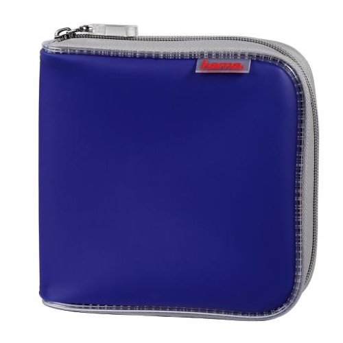 Heimkinosysteme: Hama CD-ROM Wallet Jelly 32, Blau