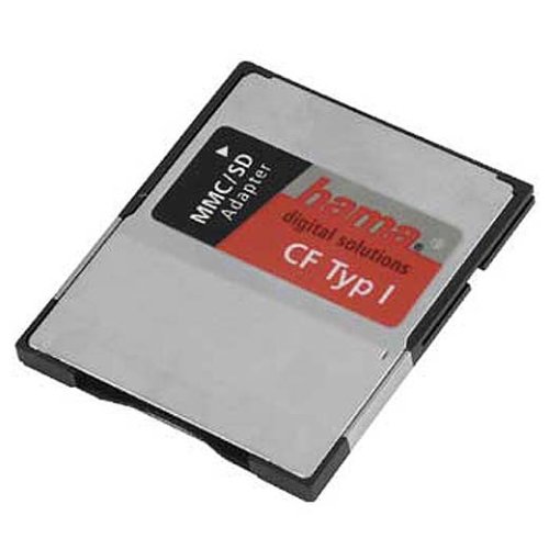 Heimkinosysteme: Hama SD-/MultiMedia-Speicherkarte auf CompactFlash-Adapter