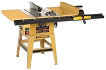 Powermatic 1791221K Model 64S 10-Inch Left Tilt 1-1/2 Horsepower Table Saw with 52-Inch MicroGlide Fence, 2 Steel Extension Wings, 115/230-Volt 1 Phase