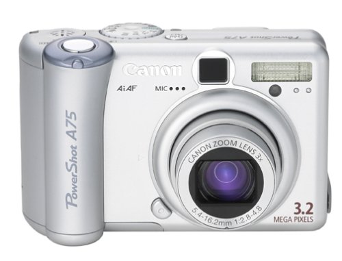Canon PowerShot A75 3.2MP Digital Camera with 3X Optical Zoom 
