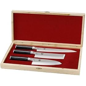 Shun Pro Laurent Gras Signature 3-Piece Chef's Set by Chef's Knives
