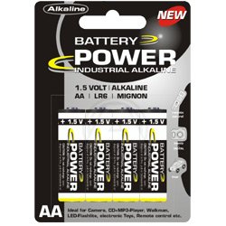 Kamerazubeh&ouml;r: BatteryPower 4er Spar-Pack Mignon, AA, LR6