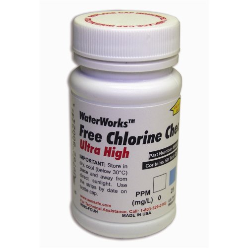 Industrial Test Systems, Inc. Free Chlorine Check Ultra High Water Test Kit bottle of 50 tests