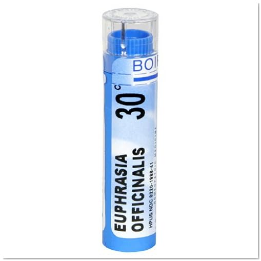 Boiron Homeopathic Medicine Euphrasia Officinalis, 30C Pellets, 80-Count Tubes (Pack of 5) 