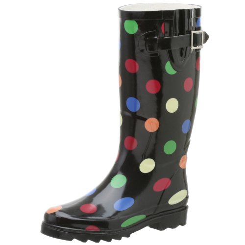 Chooka Women's Primary Dots Rainboot 