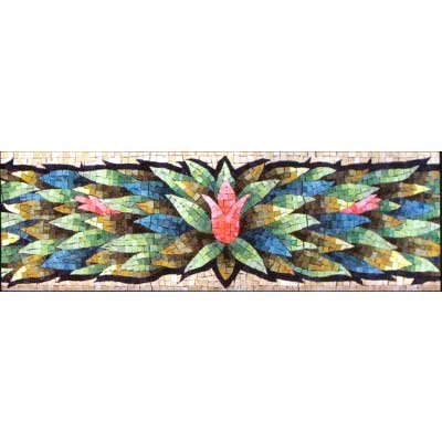 Daltile Glass Mosaic 12 Floral Bouquet Ceramic Tile & Stone