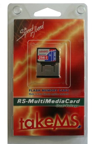 Speicherkarten: Reduced-Size-Multimedia-Card Dual Voltage 256MB takeMS Retail