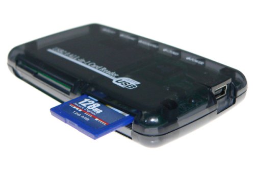 Audio und Video: USB Kartenleser f. MS ROM, MS Select Speicherkarte All in One Black Edition